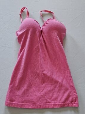 ❌SOLD❌ Energie Pink Padded Adjustable Straps Tank Top Size Small